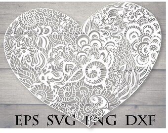 Download Flourish heart svg | Etsy