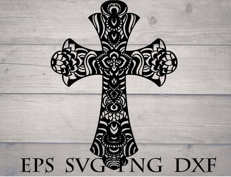 Free Free Layered Mandala Cross Svg 920 SVG PNG EPS DXF File