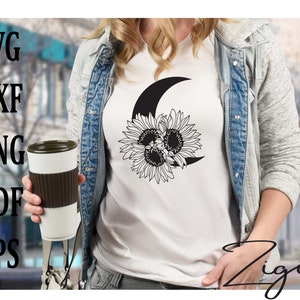 Free Free 280 Sunflower Moon Svg SVG PNG EPS DXF File