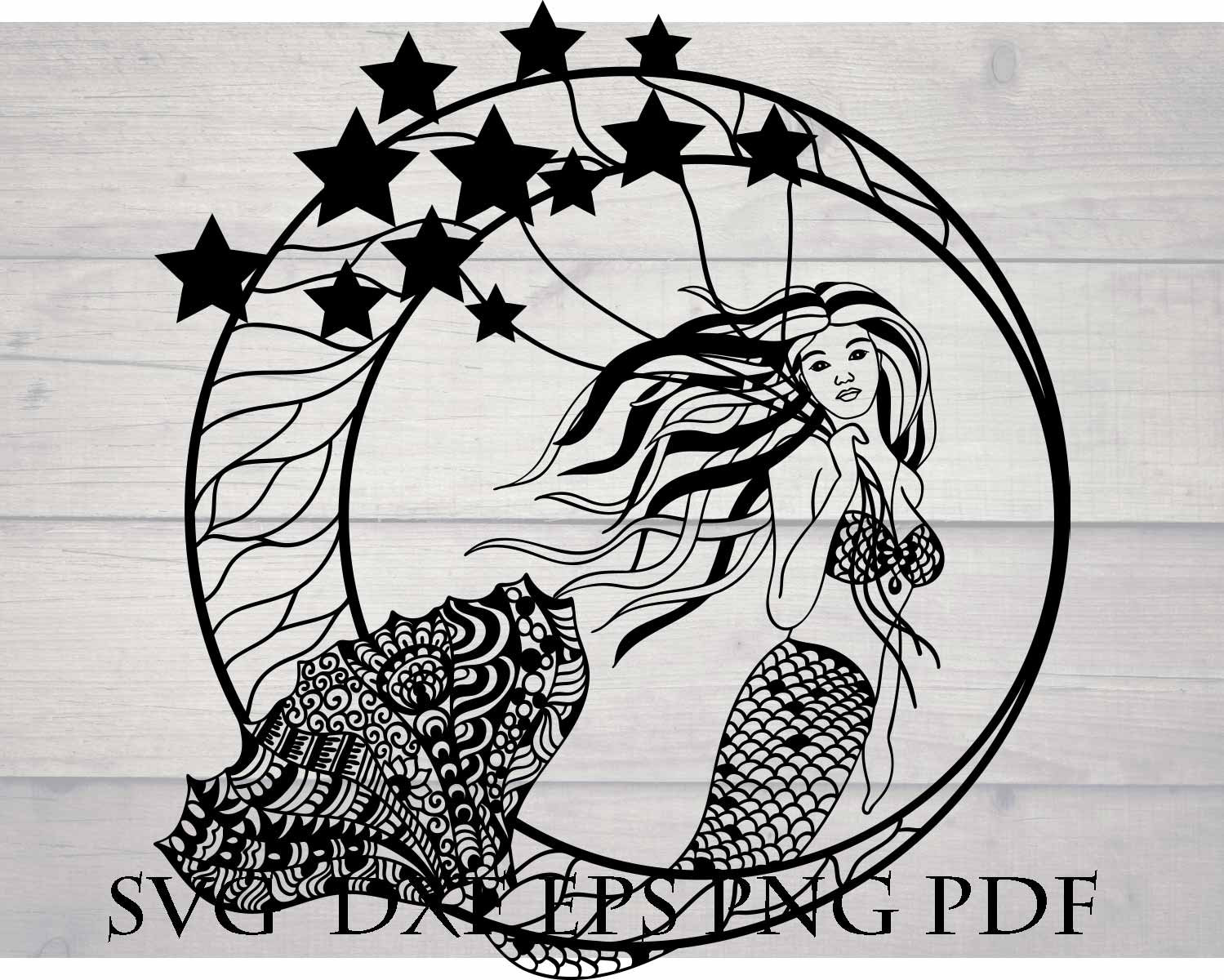Free Free 232 Mermaid Svg Etsy SVG PNG EPS DXF File