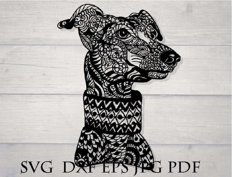 Download Italian greyhound svg dog mandala svg | Etsy