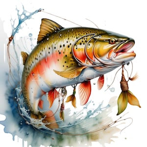 Trout Clipart 15 PNG