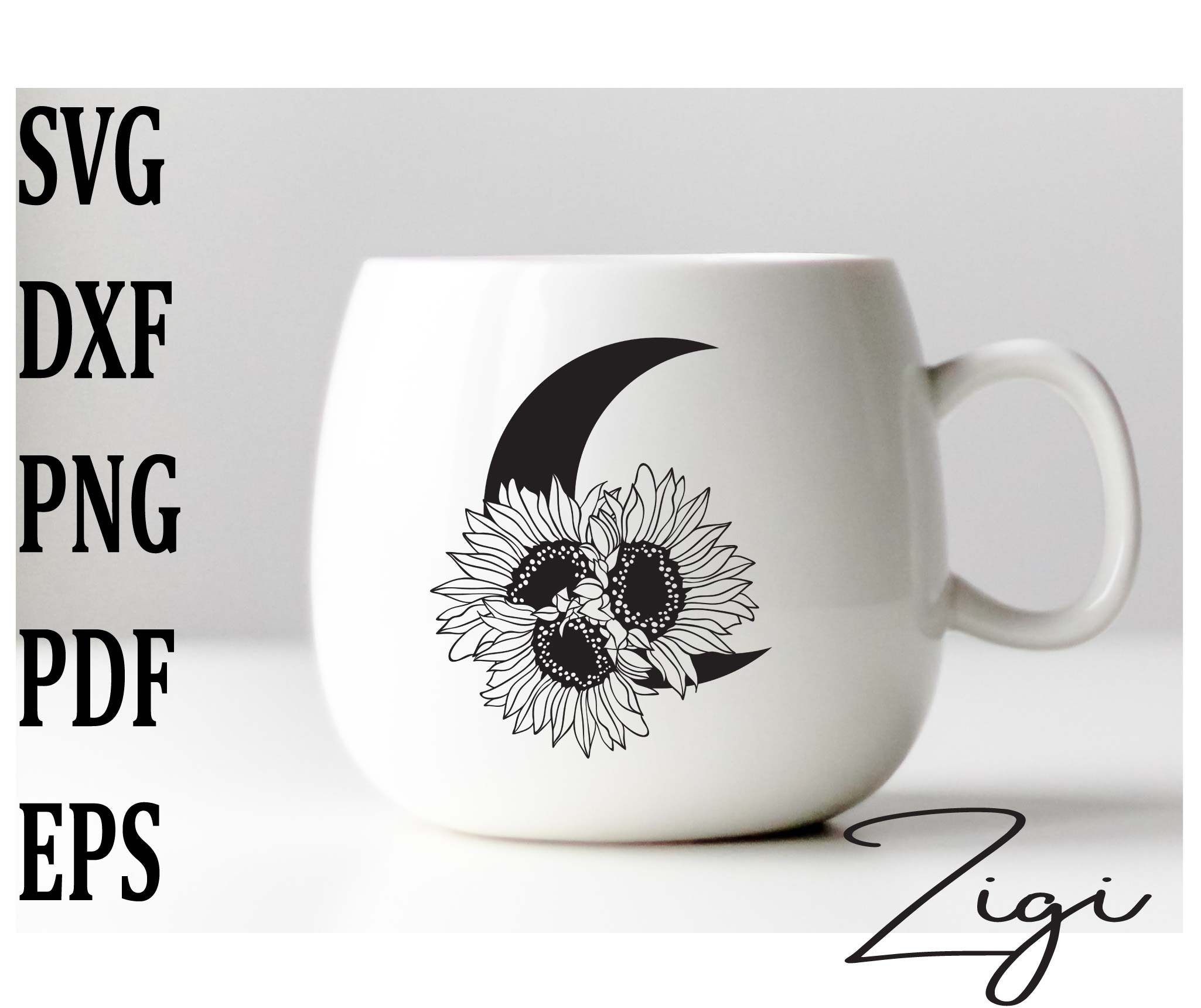 Free Free Sunflower Moon Svg 669 SVG PNG EPS DXF File