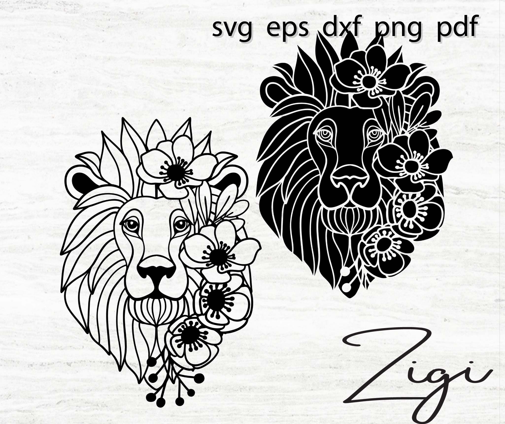 Download Boho lion shirt svg lion flower crown svg floral lion ...