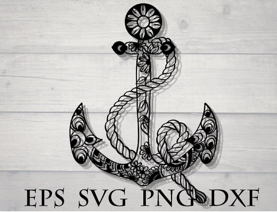 Download Anchor Svg Mandala Svg Etsy