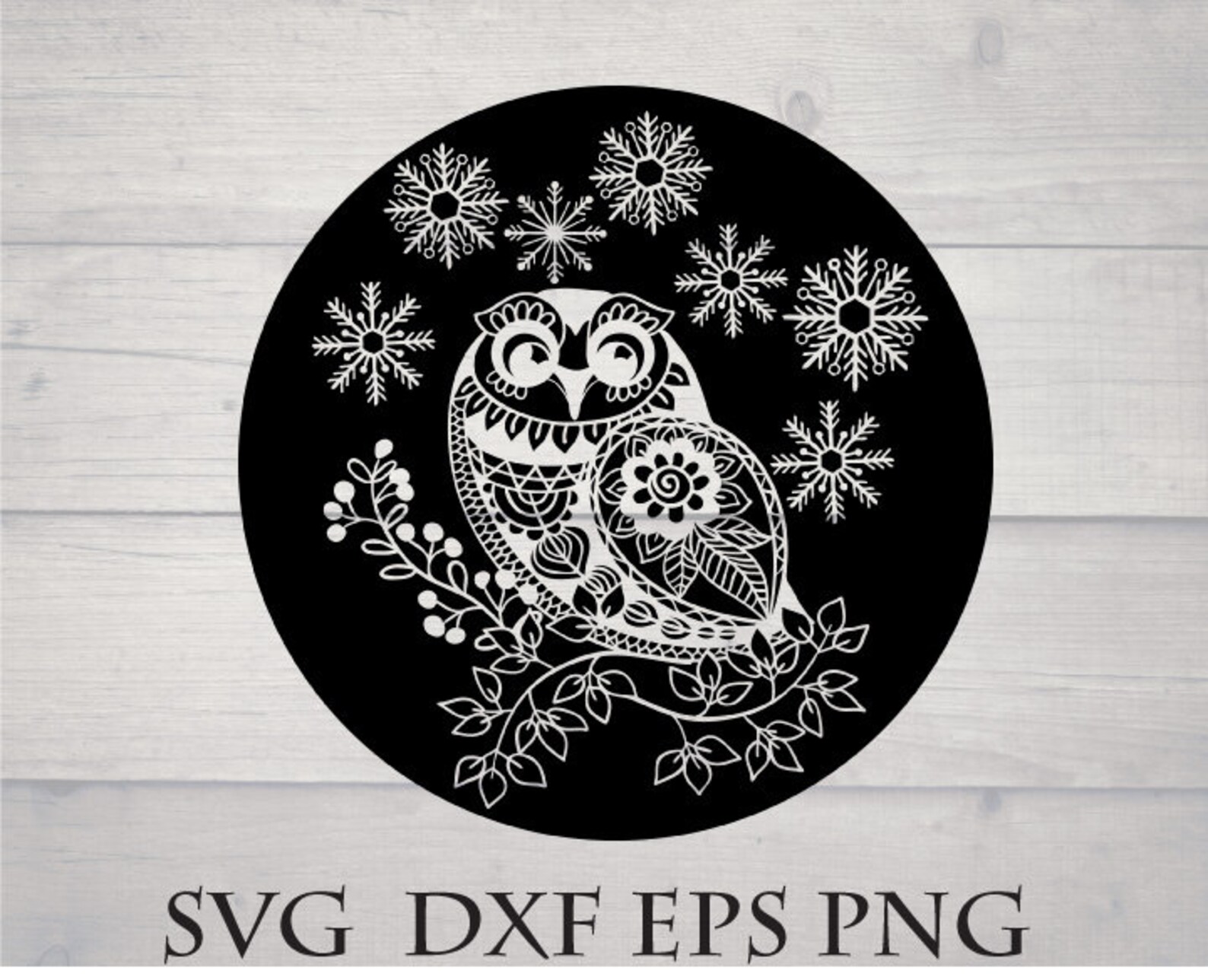 Download Owl mandala svg baby owl svg mandala owl svg owl monogram | Etsy