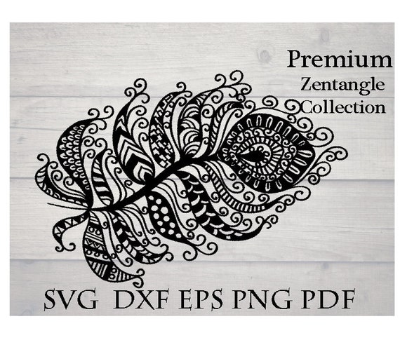 Feather Svg Files For Cricut Etsy