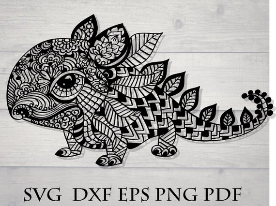 Download Mandala dragon svg animal mandala svg zentangle printable ...