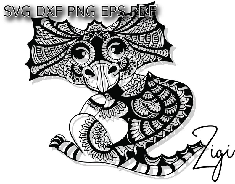 Download Dragon Svg Etsy PSD Mockup Templates