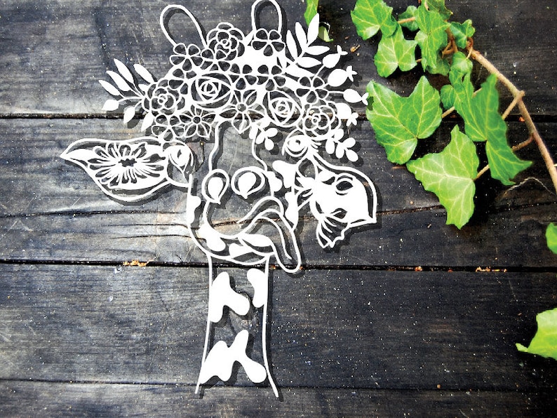 Download Giraffe svg / Giraffe flower svg / flower crown svg ...