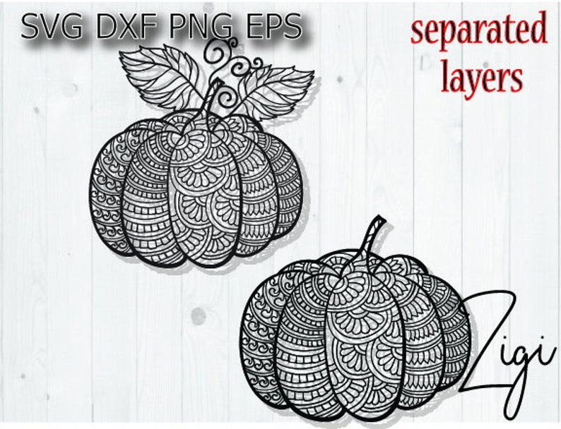 Download Pumpkin Mandala Svg Etsy