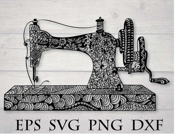 Download Zentangle Svg Mandala Svg Sewing Machine Svg Etsy