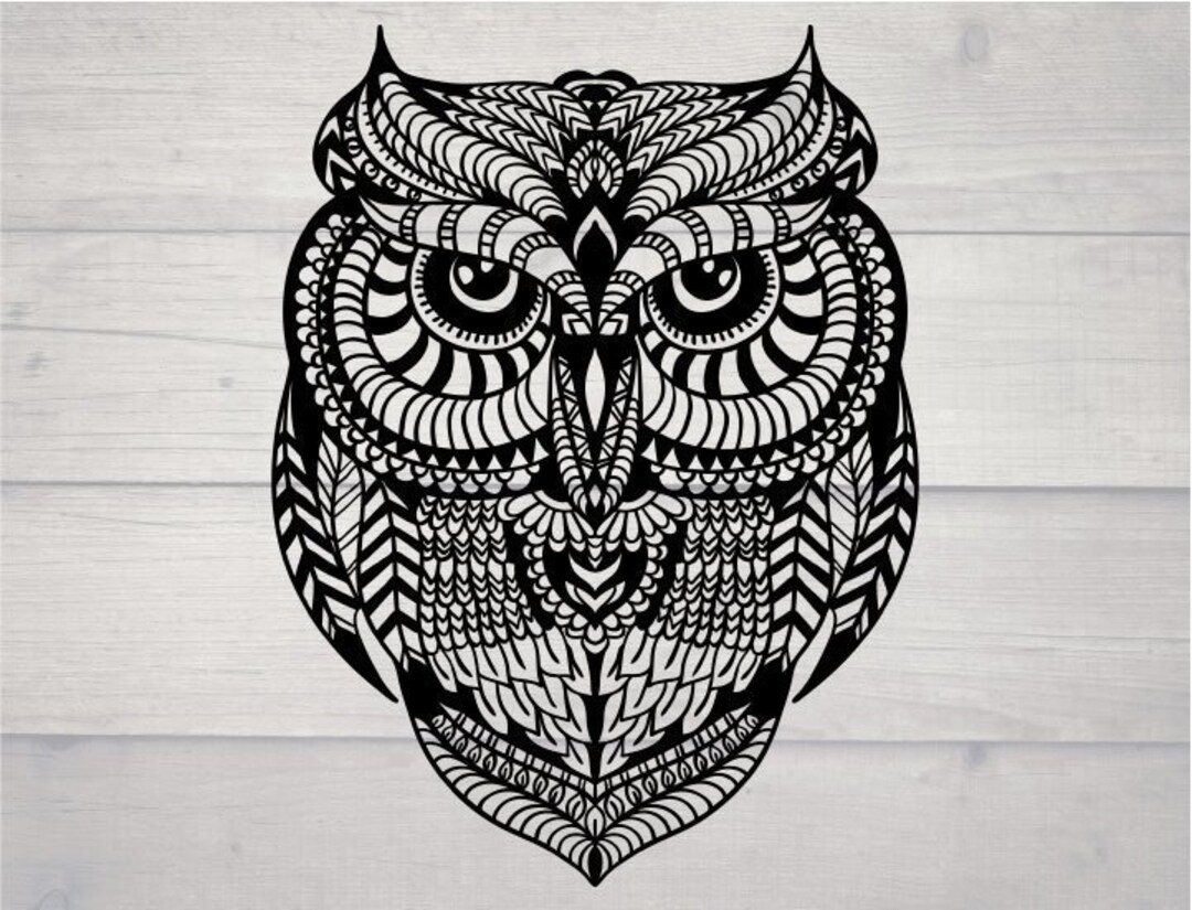 Mandala Owl Svg Owl Svg Owl Mandala Svg Mandala Svg Owl - Etsy