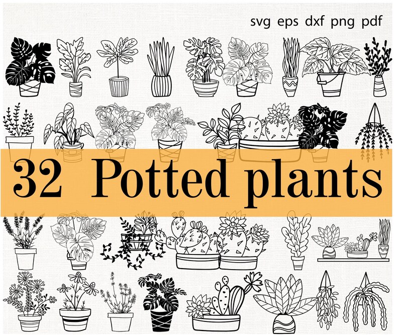 Download Plant Svg Bundle Etsy