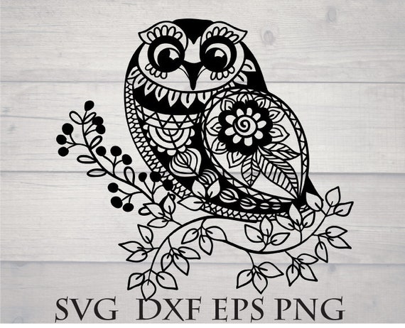 Download Mandala Owl Svg Etsy PSD Mockup Templates