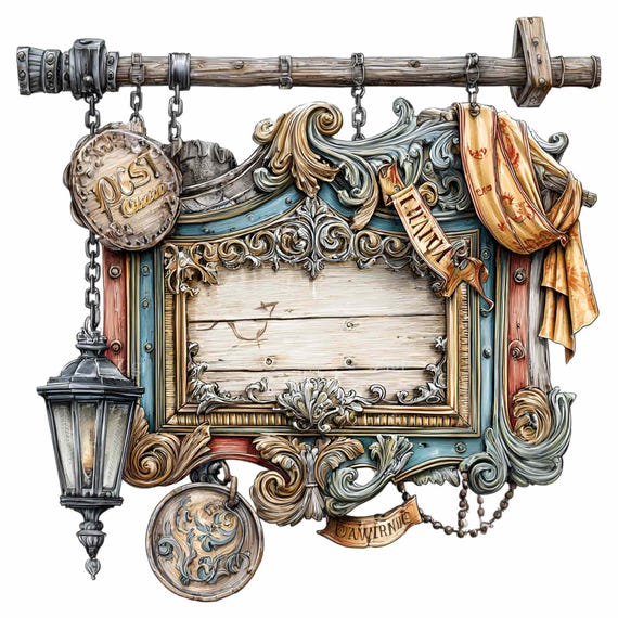 15 PNG アンティーク木製酒場看板吊り下げランタンポスト - Etsy 日本