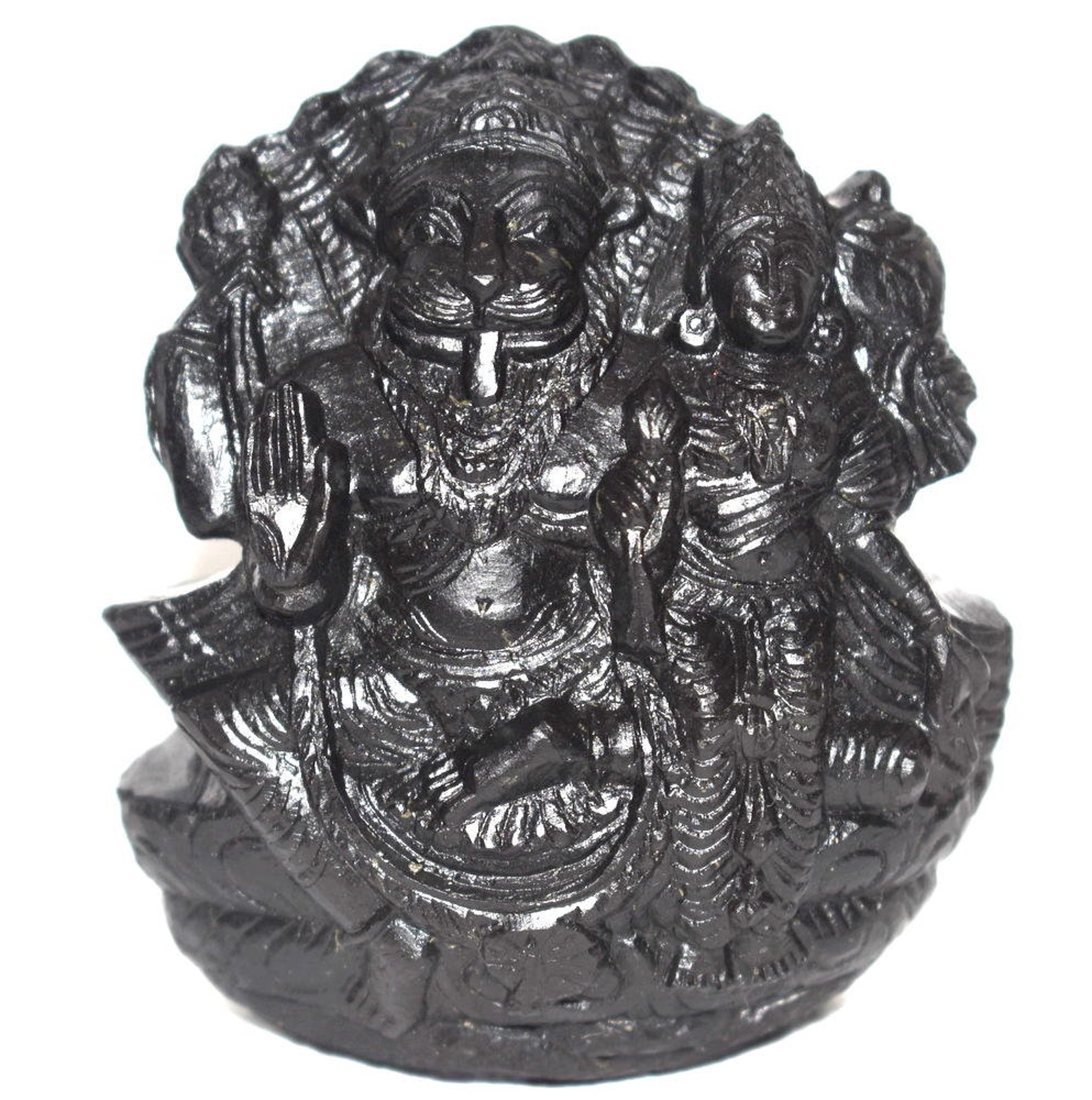 Laxmi Narsimha Idol / Lakshmi Narasimha Murti Carved on | Etsy