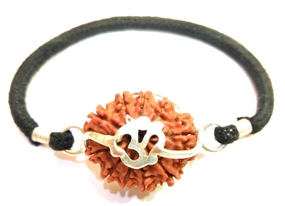 Amazon.com: Sharvgun 10 Mukhi Rudraksha Java from Pure Silver Capped in  Chain 16-19mm Rudraksha Mala Rudraksh Mala Rudraksha Japa Mala Beads Prayer  Beads Prayer Chain Wrist Mala : Arts, Crafts & Sewing