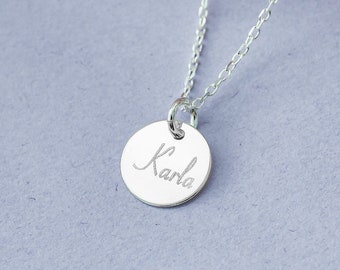 Name necklace ~ 925 silver / chain length 44 cm