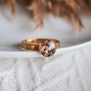 Sieraden van dierenhaar 925 | Robijn | Ring met as van dieren | Herinneringssieraden | Herinneringssieraden | Assieraden l Edelschnitte