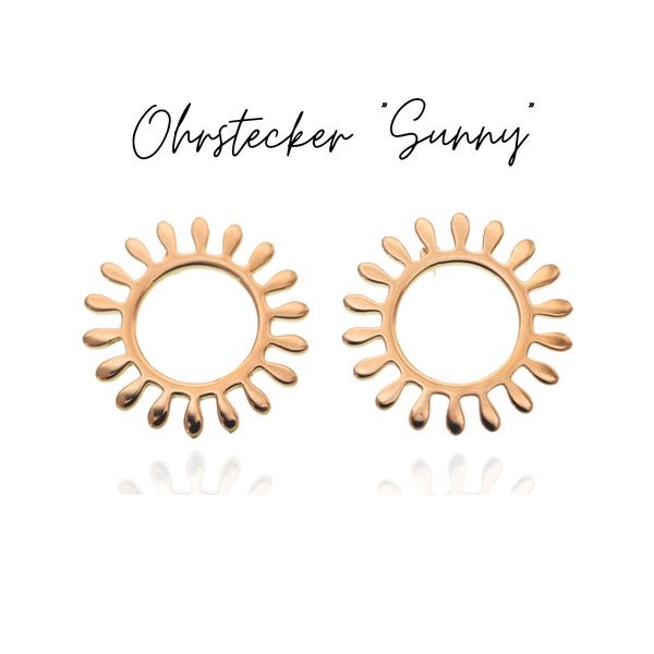 Ohrstecker "Sunshine" Gold