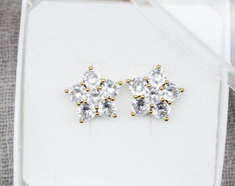 Stud earrings "Smashy" gold