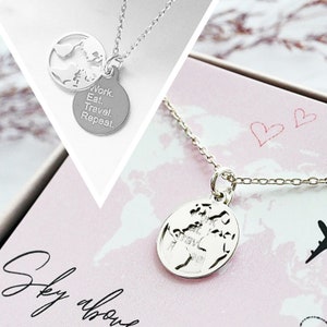 Necklace "Engrave my world" 925 silver