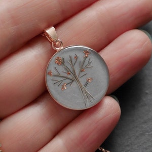 Tierhaarschmuck | Kleiner Schatz | Rosé | Halskette mit Tierfell  | Erinnerungsschmuck | Andenkenschmuck |  Tierfellschmuck  | Edelschnitte