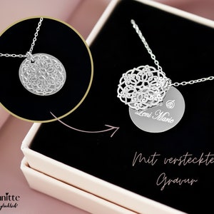 Necklace "Mandala" 925 silver