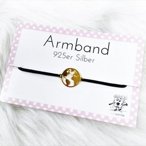 Armband “Globetrotter“ 925er, Gold / 23 Farben