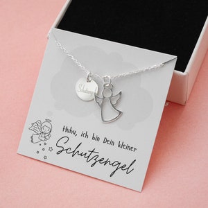 Necklace Guardian Angel with engraving 925 silver, including gift box image 2