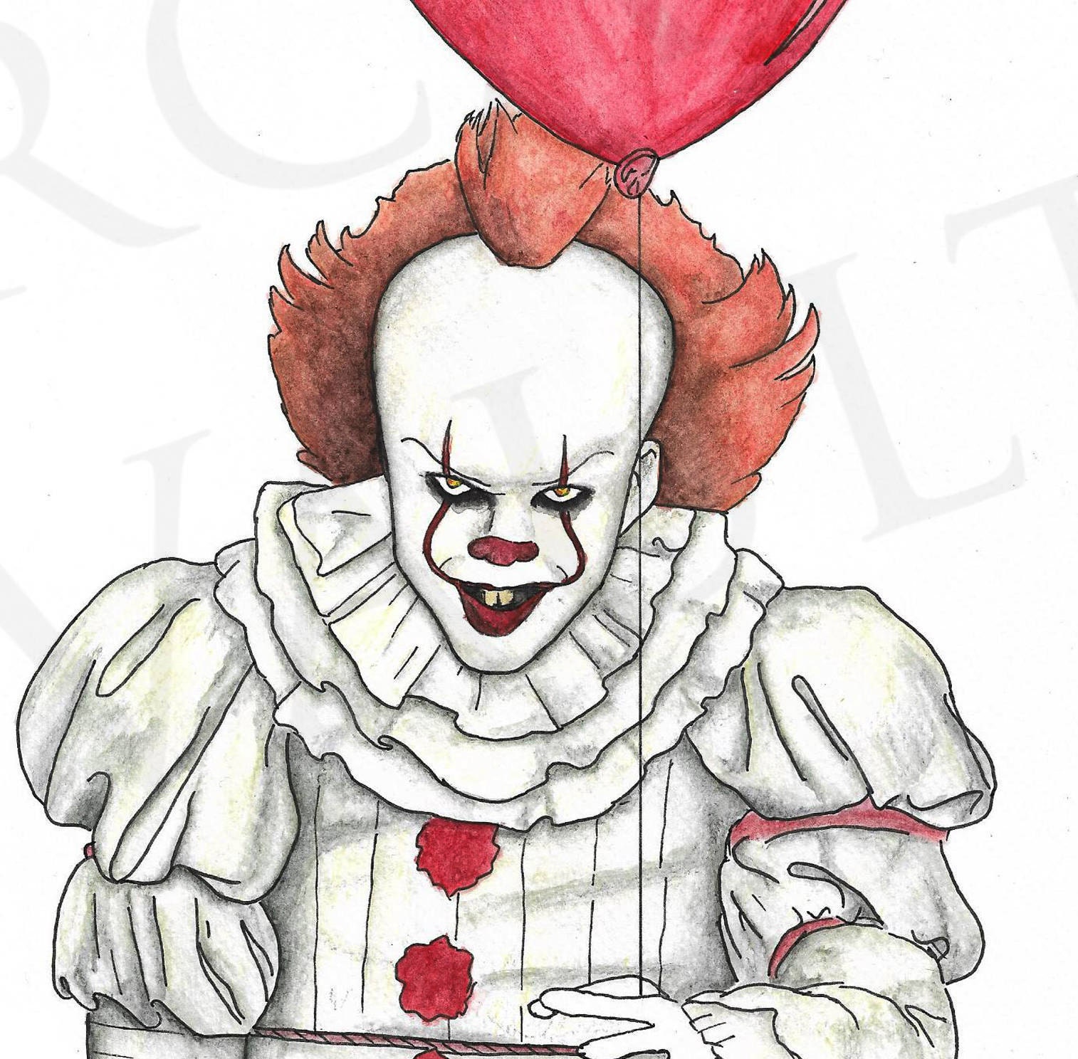 Pennywise It painting / print / poster / Stephen King / | Etsy