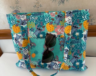 Bolso tote reversible tropical de Stitch