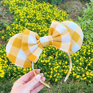 Yellow Gingham Ears