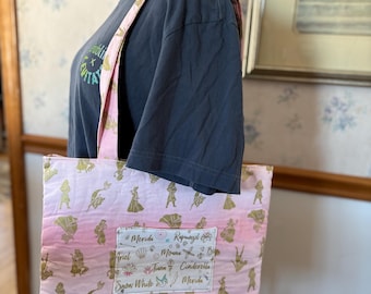 Princess Themed Reversible Tote Bag