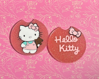 ¡Posavasos para coche de Hello Kitty!