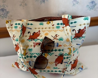 lion King Themed Reversible Tote Bag
