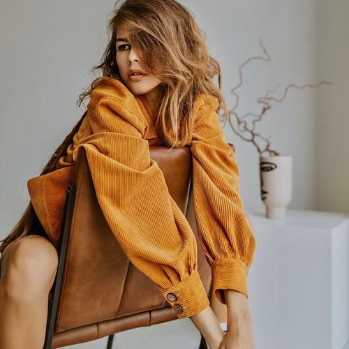 CALIFORNIA Corduroy Jacket. Mustard 