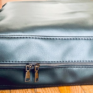 Custom Leather covers with Zipper -  Custom Only - NOT includes Material