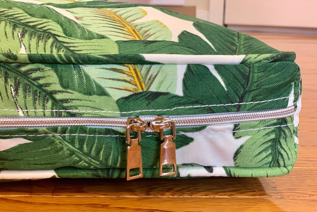 Custom Outdoor Couch Cover With Piping Not Includes Material Pillow