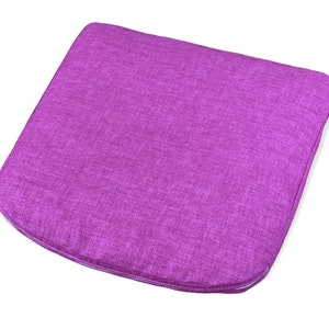 Customer Own Material- CUSTOM Dinette cushion Cover with Zipper  (not included Foam)Without Piping/ Couch, bench,  camper, RV cushion cover