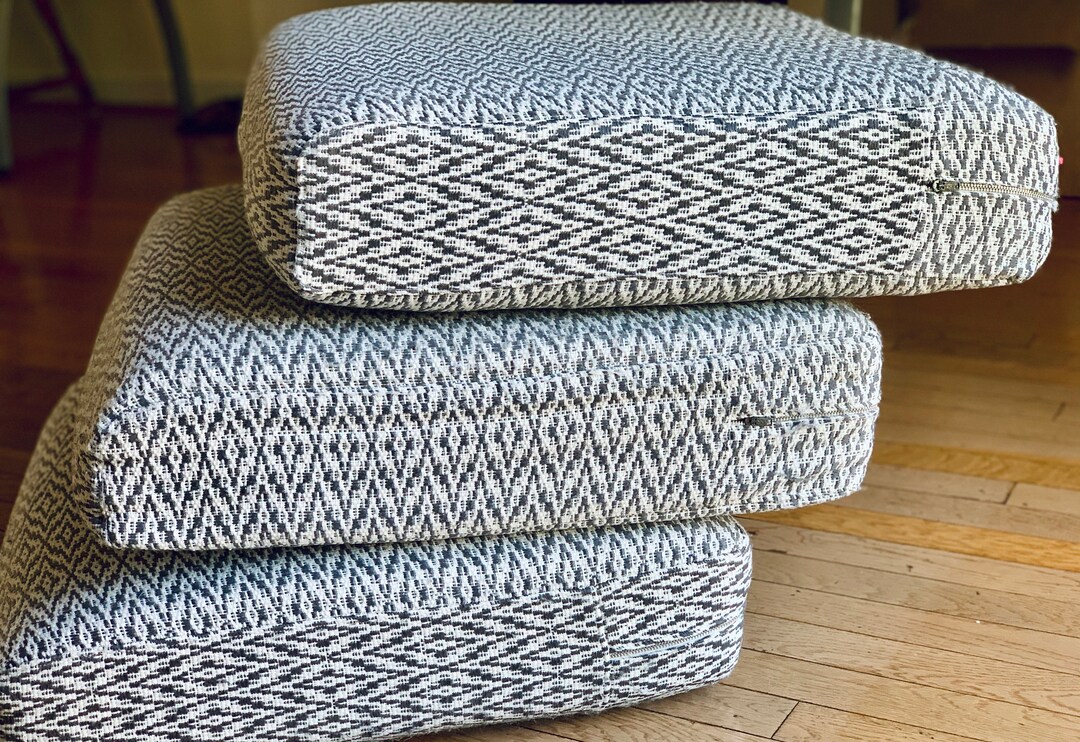 Customer Own Material CUSTOM Cushion Cover With Zipper not Included Foam/with or Without Piping