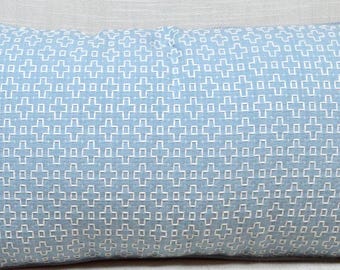 Schumacher Scout Embroidered Accent Pillow Cover