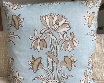 Lily Flower Pillow Cover by Thibaut Mesa Collection