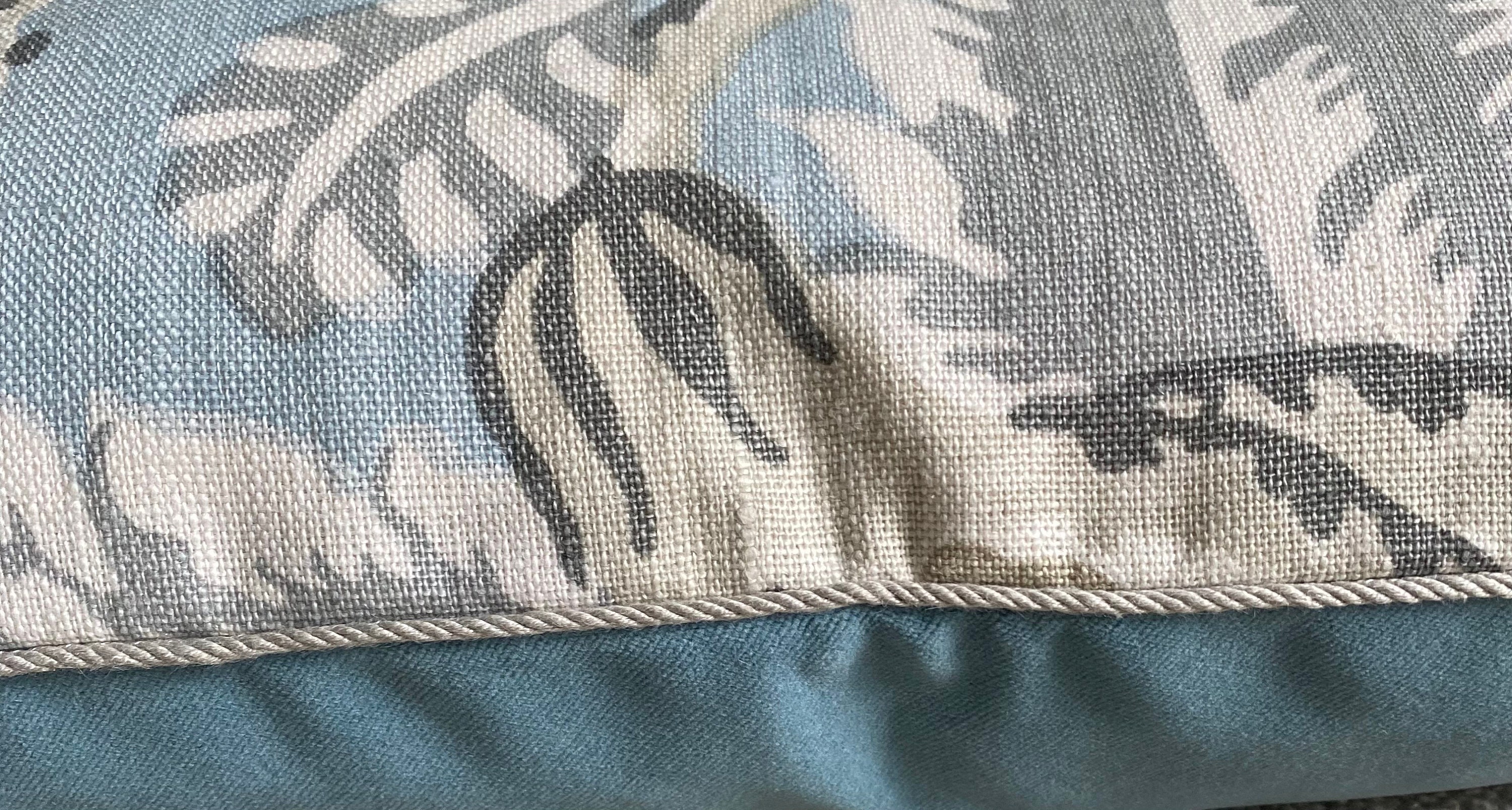 Thibaut Mitford Fabric From the Paramount Collection in the Aqua Color