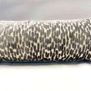 Robert Allen raised velvet pillow cover