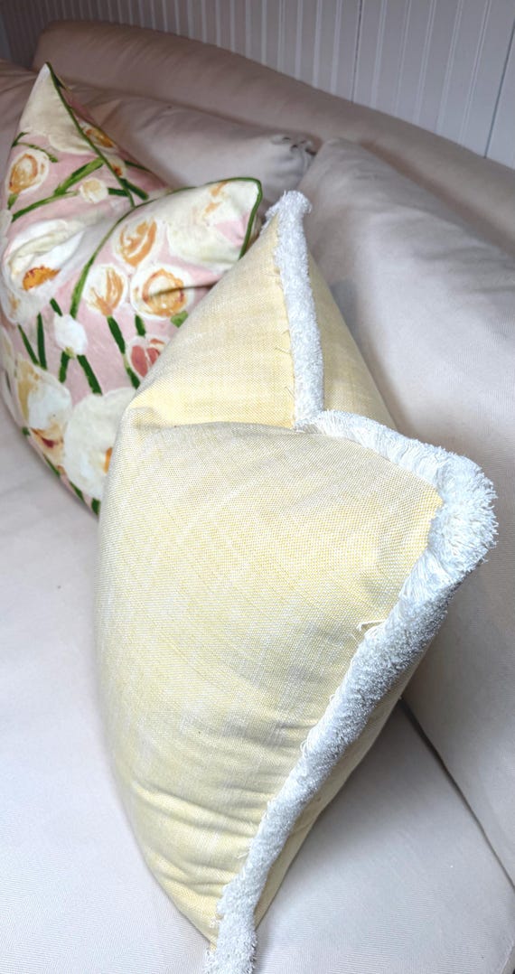 Thibaut Tivoli Seashell Pink Flowers Pillow Cover - Etsy