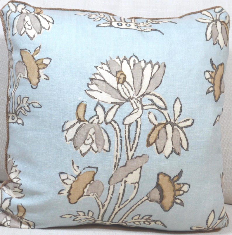 Thibaut Lily Flower Pillow Cover - Thumbnail 3