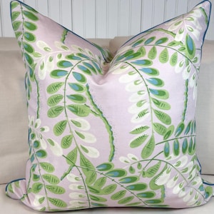 Thibaut Augusta Pillow cover in Lavender