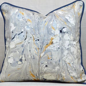 Marble Printed Designer Pillow Cover- 18x18 Print on Both sides